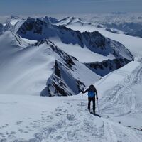 Blick über den Südgrat gegen Süden