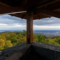 Kilátás az Óház-kilátóból