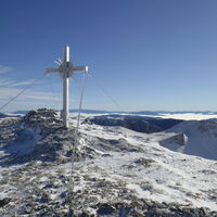 am Gipfel des Karlhochkogel angekommen