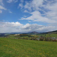 Blick von der Böhre aus ins Schmallenberger Sauerland