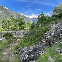 Trämel - Geimen, Blick zur Belalp