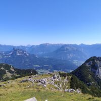 Ausblick nach Norden zum Loser, Gr. Wildenkogel u. hi. Traunstein