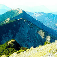 Blick zum Blaubergkopf und Blauberggrad