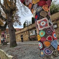 Klostermauer in Hartberg im Hartbergerland in der Oststeiermark