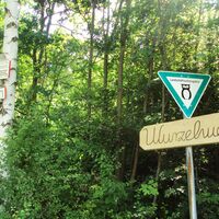 Salzgitter Höhenzug, Wanderweg 7 Waldeingang bei Othfresen