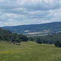 Blick vom Struthberg nach Bayern
