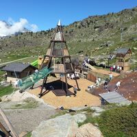 Blick auf das Abenteuerland Kreuzboden