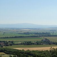 Blick vom Heesebergturm auf das Grüne Band bei Beierstedt