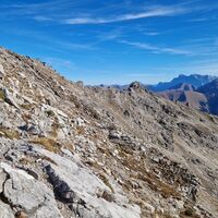 Rückblick auf den Gratweg