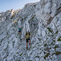 Scheffau_Steig zwischen Treffauer und Tuxeck_Wilder Kaiser