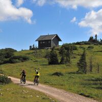 Mit dem E-Bike unterwegs auf die Schneealm