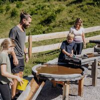 Spaß am Wasserspielplatz