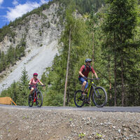 Ötztal Radweg zwischen Umhausen und Längenfeld