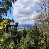 Aussicht vom Jägerkreuz nach Westen