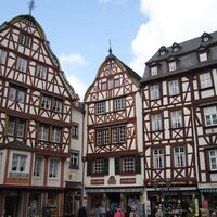 Der Marktplatz in Bernkastel-Kues