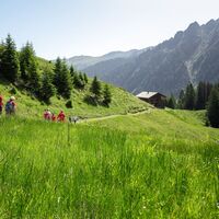Auf dem Weg zur Ronggalpe