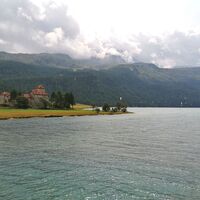 Schloss Crap da Sass am Silvaplanersee