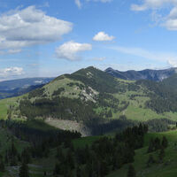 Rückblick nach Nordost vom Spielkogel