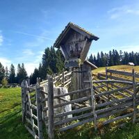 Wegkreuz bei der Stoahandhütte_Naturpark Almenland_Oststeiermark