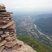 Panorama vom Gipfel des Castlus