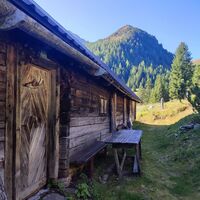 Kaltherberghütte mit Getränkedepot, aber ohne Bewirtschaftung