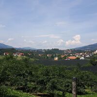 Aussicht am Höhenrücken, Oststeiermark