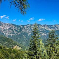 Blick zum Bergwerkskogl, Rosskopf und Feuerkogl