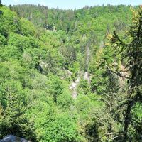 Aussicht vom Kaibenfelsen.