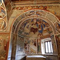 Die romanische Kirche San Carlo in Negrentino