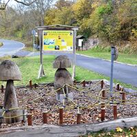 Start und Ziel am Wanderparkplatz in Gräfenwarth
