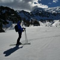 Rückblick von der Alm Suha