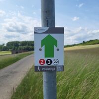 Beschilderung auf dem VitalWeg 2,3,22