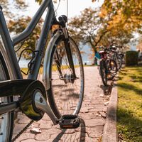 auf der Velroute Luzern-Horw-Kastanienbaum