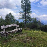 Ankunft am Zirmelbankerl