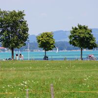am Forggensee bei Brunnen