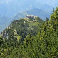 Aufstieg zum Gipfel Traunstein