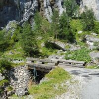 Holzbrücke am Stoderzinken