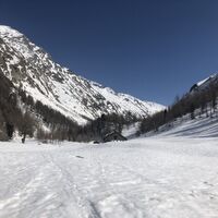 Kurz vor Furggu beim Stafel mit Blick in Furggtal