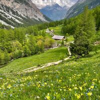 Panorama der Grange von Valle Stretta
