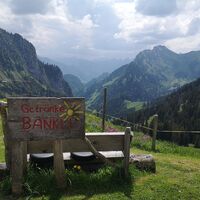 Aussicht von Alp Äust - Wasserscheide-Stockhorn