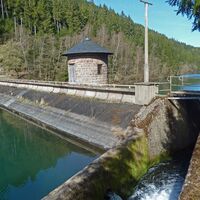 Ohratalsperre Vorsperre Silbergrund