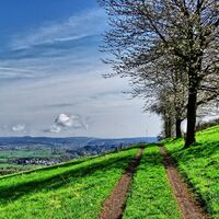 Aussicht vom Altenberg bei Lollar