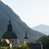 Blick auf Kloster Ettal