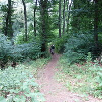 am Weg nach Hadersfeld zum Gipfel und Obelisk