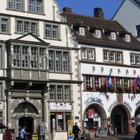 Innenansicht der Tourist Information Paderborn