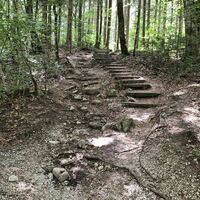 kurzer steiler Anstieg