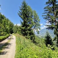 Wir werden wieder mit einem Blick zum Danielsberg belohnt.
