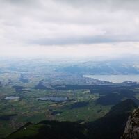Ausblick auf Stockhorn - Wasserscheide-Stockhorn