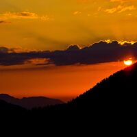 Abendstimmung an der Gufferthütte