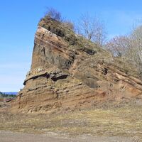 Gesteinsschichten Rockeskyller Kopf (2)